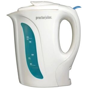 Proctor Silex Electric Tea Kettle, Water Boiler & Heater Auto-Shutoff & Boil-Dry